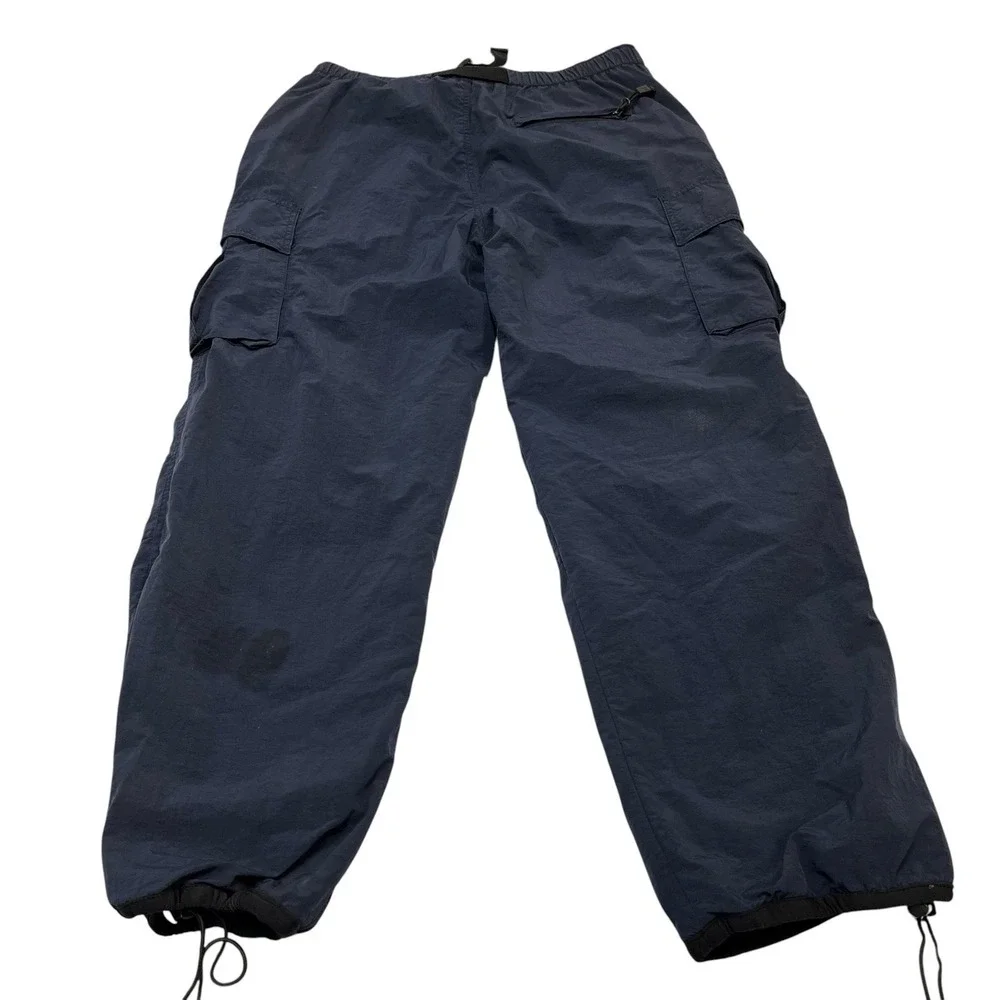 Vintage America Eagle Pants Blue Nylon Cargo Heavyweight Lined Mens M Outdoor
